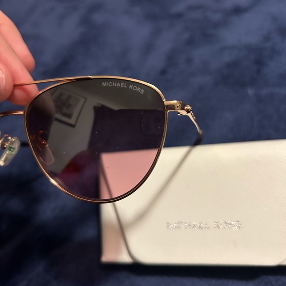Michael Kors Gold Rose Tinted Sunglasses - Picture 4 of 7
